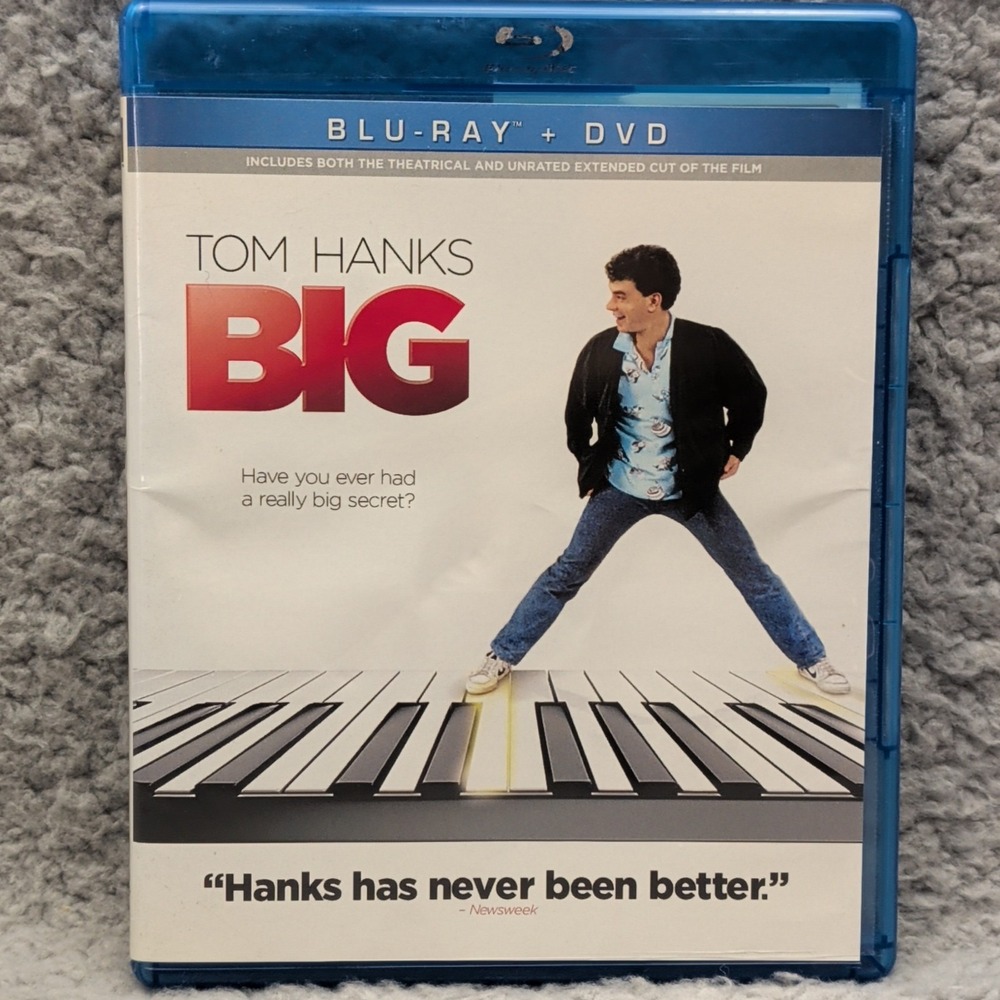 Big (Blu-ray/DVD, 1988) Tom Hanks New Sealed Zoltar
